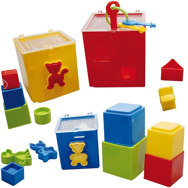 Encaje Apilar Formas Cajas con Llave