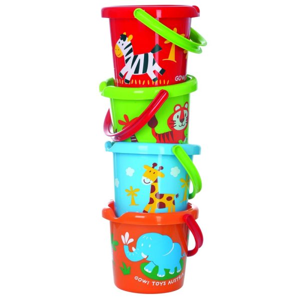 Balde Decorado Grande 18 cm c/u