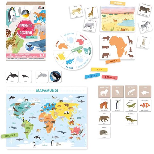 Juego Aprendo Positivo los Animales