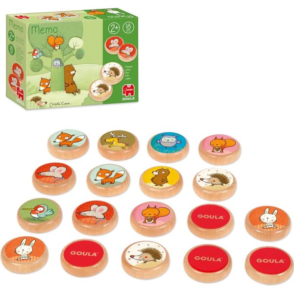 Juego de Mesa Memory Amigos del Bosque