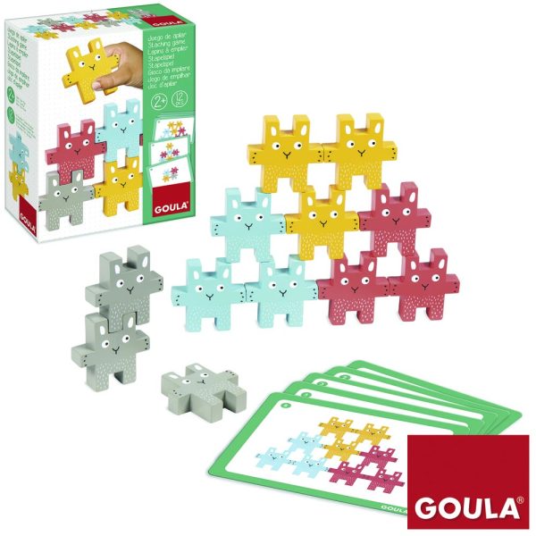 Juego Equilibrio Conejos Madera