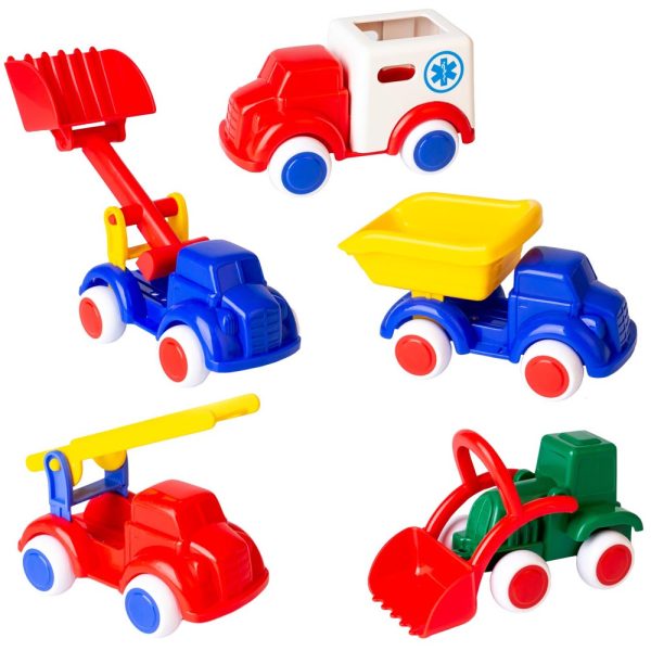 Auto 7 cm Construcción c/u