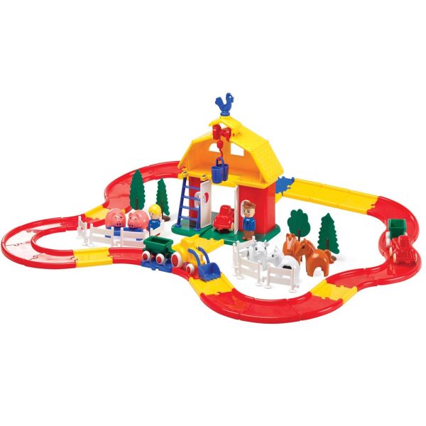 Tren Pista set Rieles y Granja