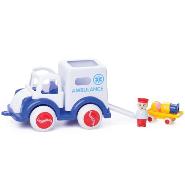 Ambulancia 28 cm con 2 Figuras