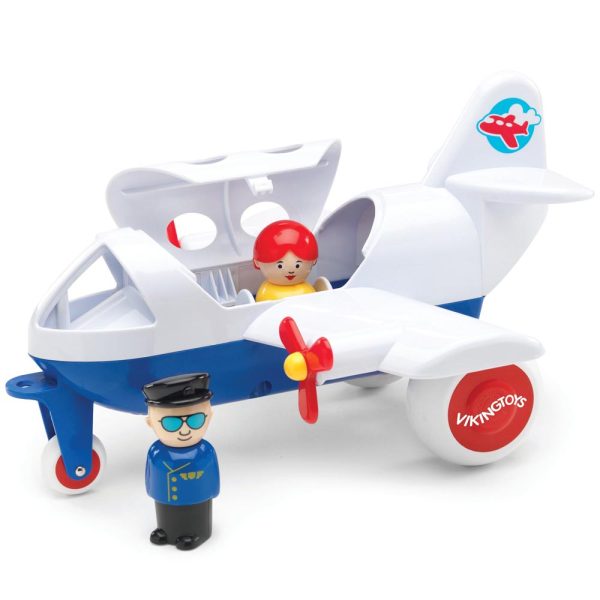 Avión 30 cm con 2 Figuras