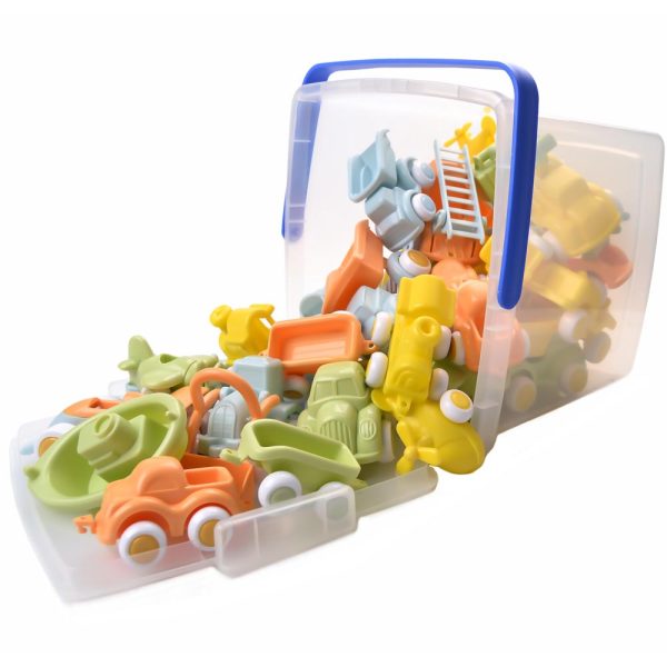 Autos 10 y 15 cm Bio Tonel 30 pz