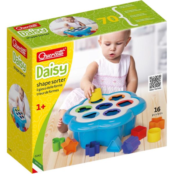Encaje Plástico Formas Daisy 16 pz