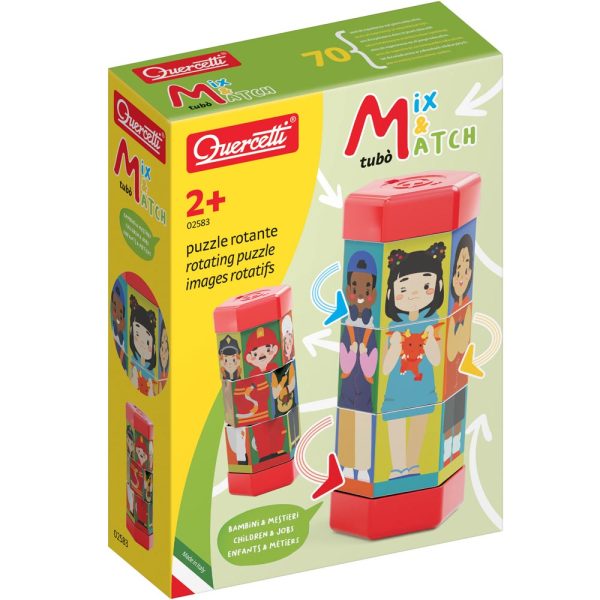 Puzle Tubo Rotante Niños y Oficios