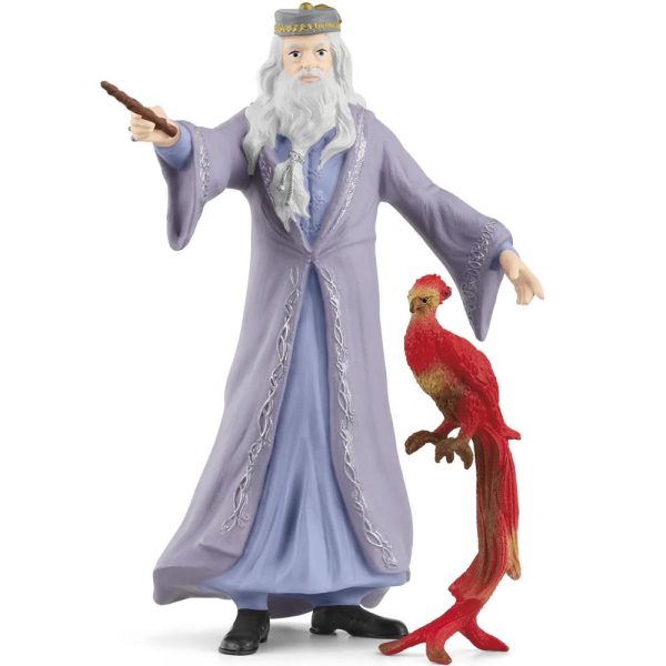 Figura serie HP Dumbledore & Fawkes