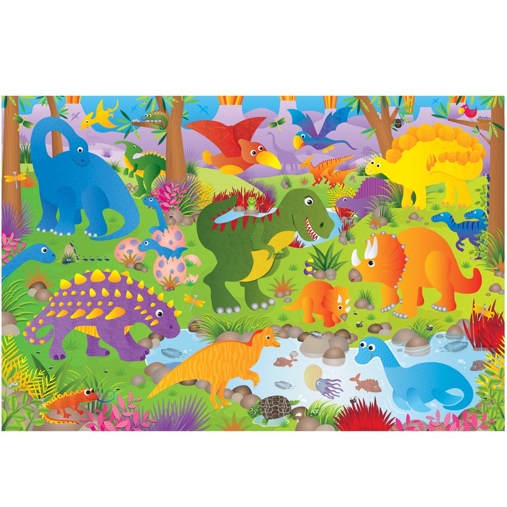 Puzle Suelo 30 pz Dinosaurios Imagen 2