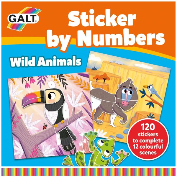 Stickers Puzles 120 pz Animales Selva