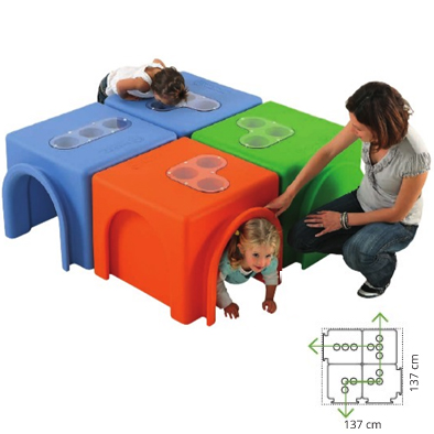 Túnel Módulos set 4 pz