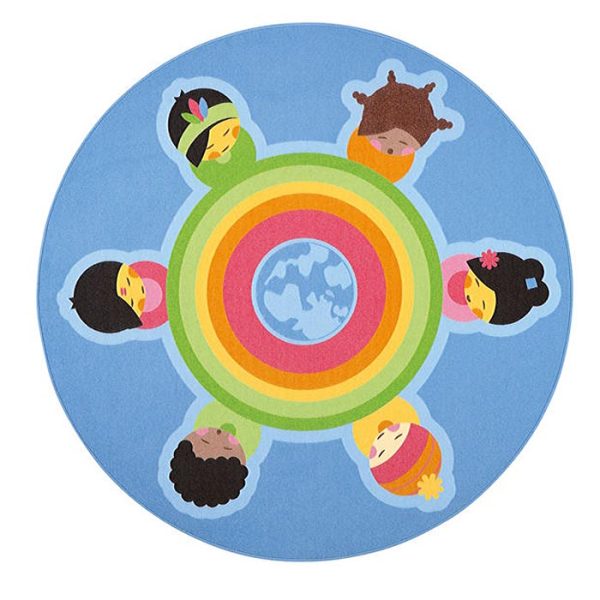 Alfombra Circular Familias del Mundo