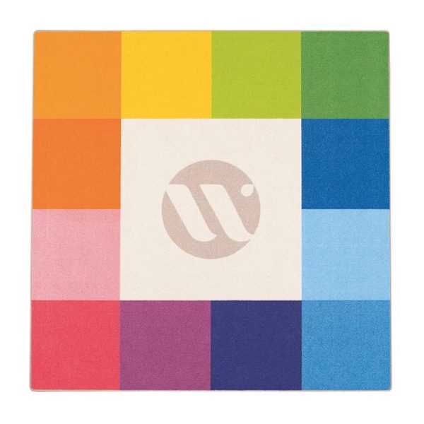 Alfombra Cuadrados Colores