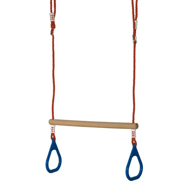 Trapecio Madera con Anillas