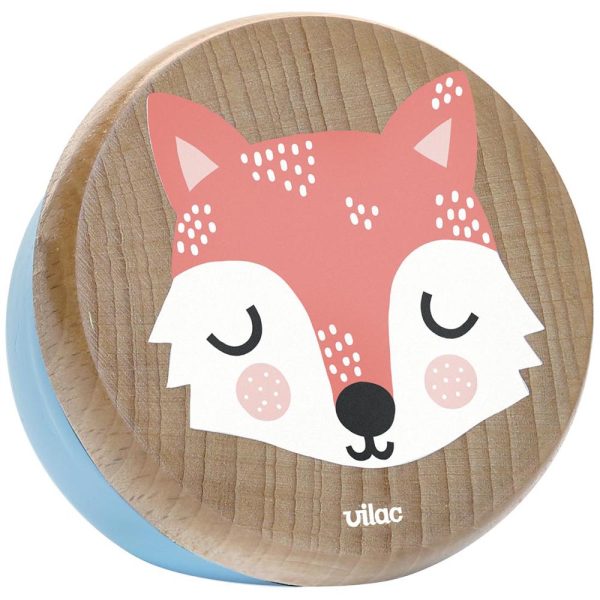 Caja Música Madera Zorro