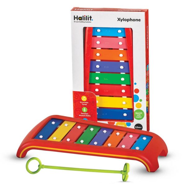 Instrumento Xilófono Rojo