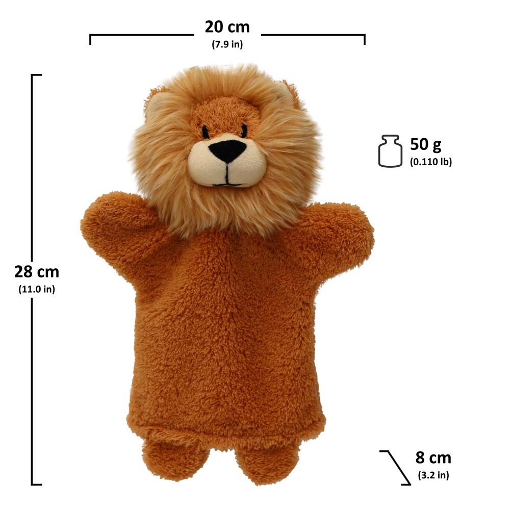 Títere Peluche León Imagen 3
