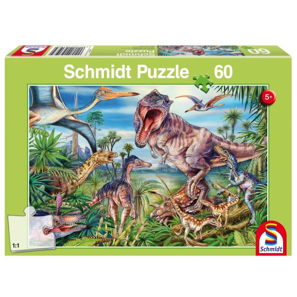 Puzle 60 pz Dinosaurios
