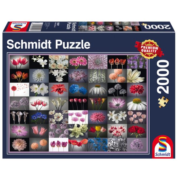 Puzle 2 000 pz Flores