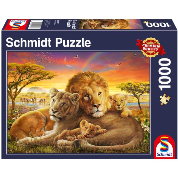 Puzle 1.000 pz Adorables Leones