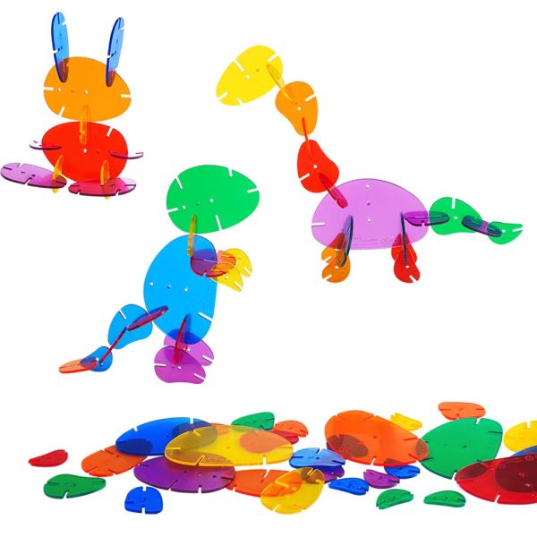 Piedras Entrelazadas Arcoíris 72 pz