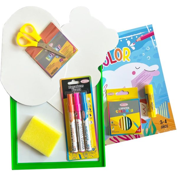 Manualidades set con Pizarra