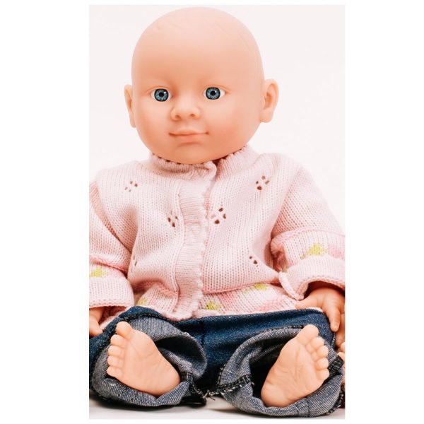 Ropa Muñeca tenida Chaleco Rosado