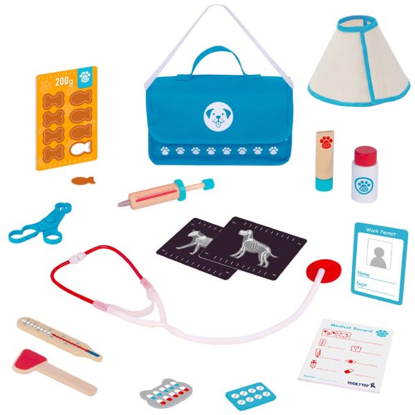 Veterinario set Madera