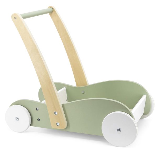 Carro Arrastre Madera Verde Agua