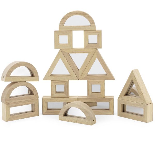 Bloques Madera Ventanas 16 pz