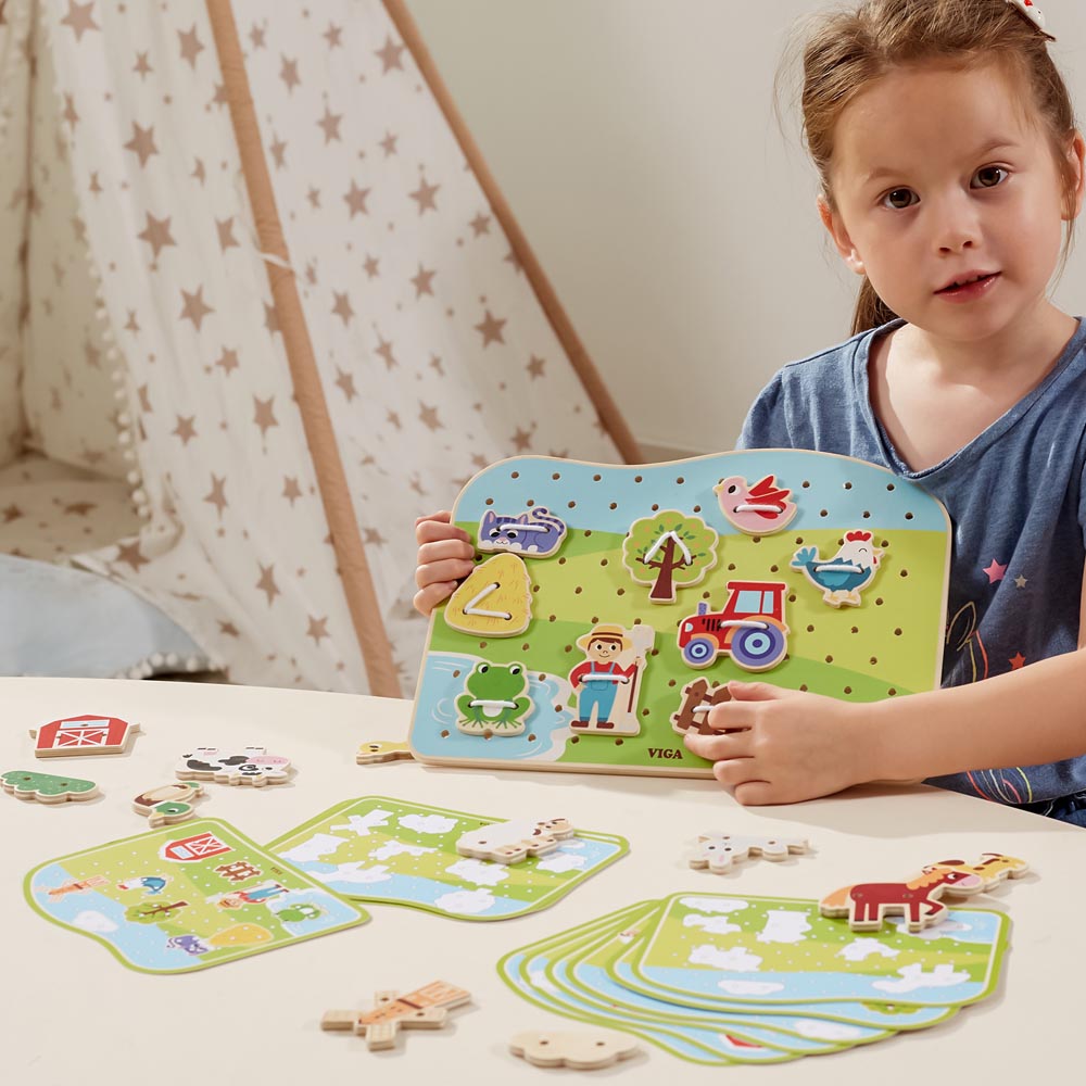 Enlazar Granja Madera Imagen 2