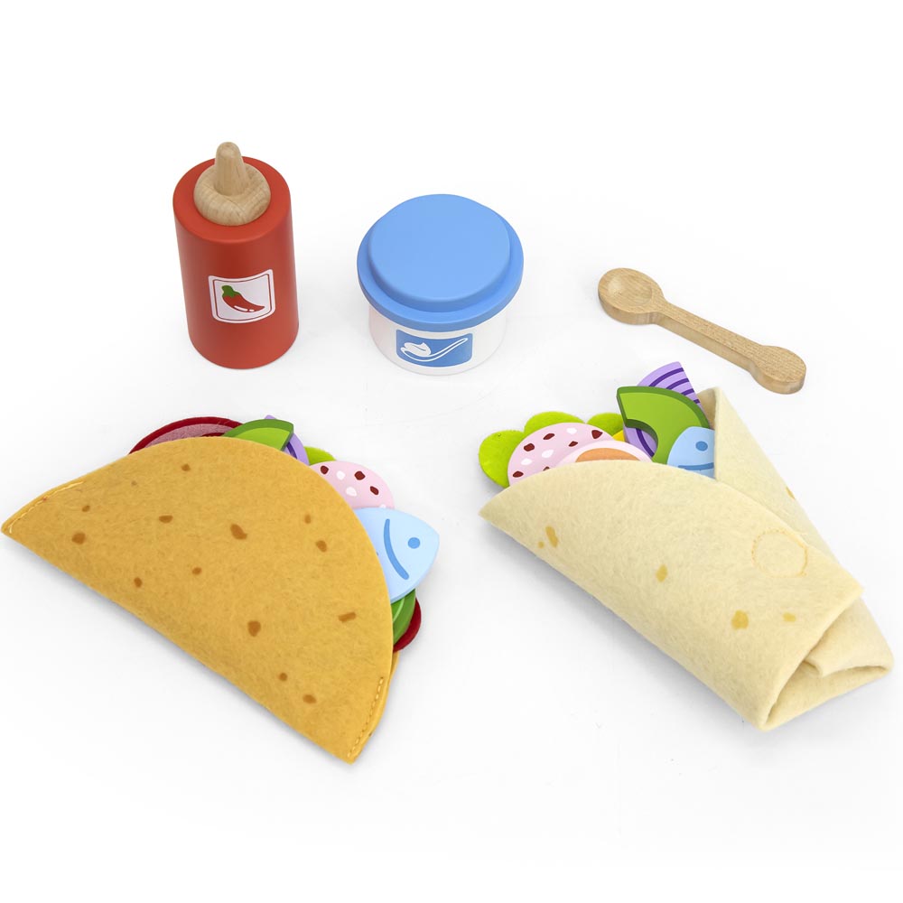 Comida Taco Madera set 27 pz Imagen 2