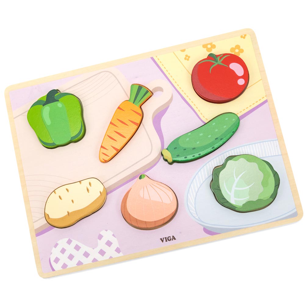 Puzle Relieve vegetales 7 pz Imagen 2