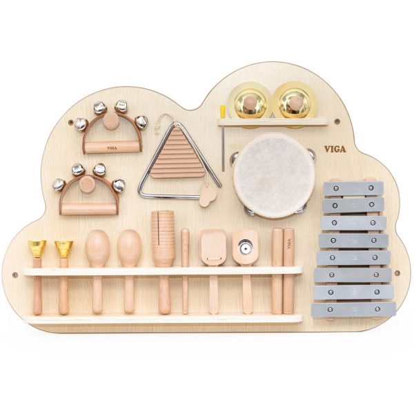 Juego Pared Madera Percusión