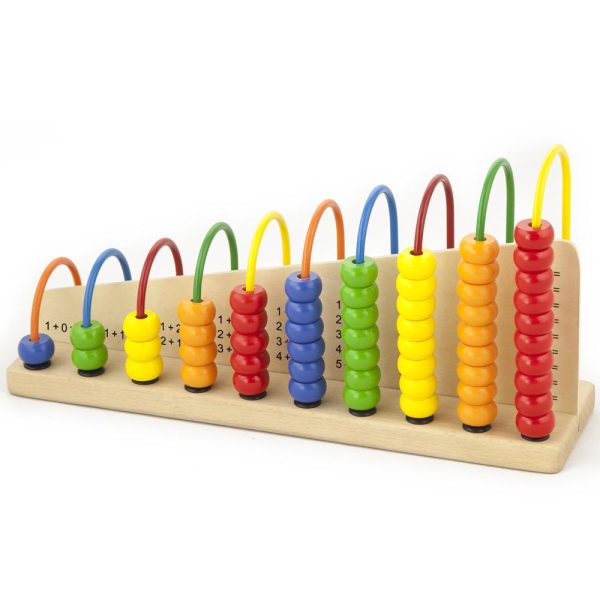 Abaco Madera 55 Cuentas Corridas Metal