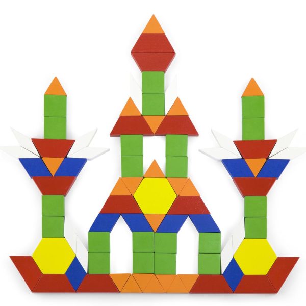 Bloques Geométricos Madera 250 pz