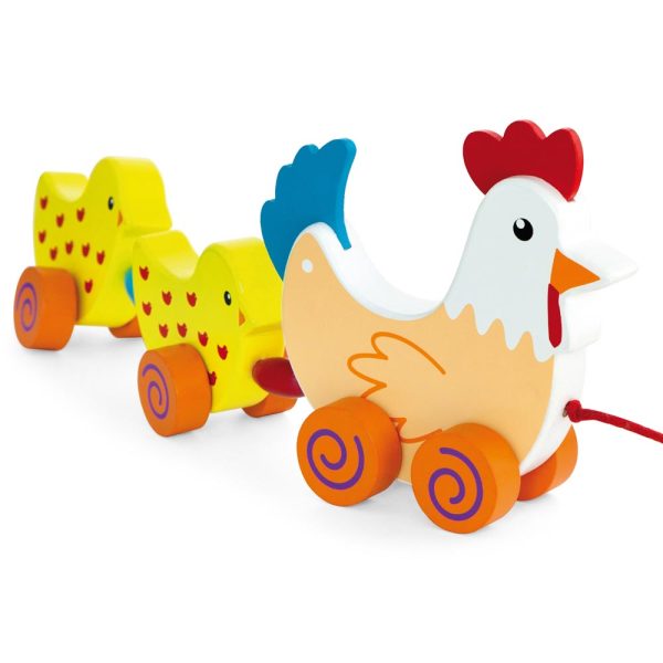 Arrastre Madera Gallina