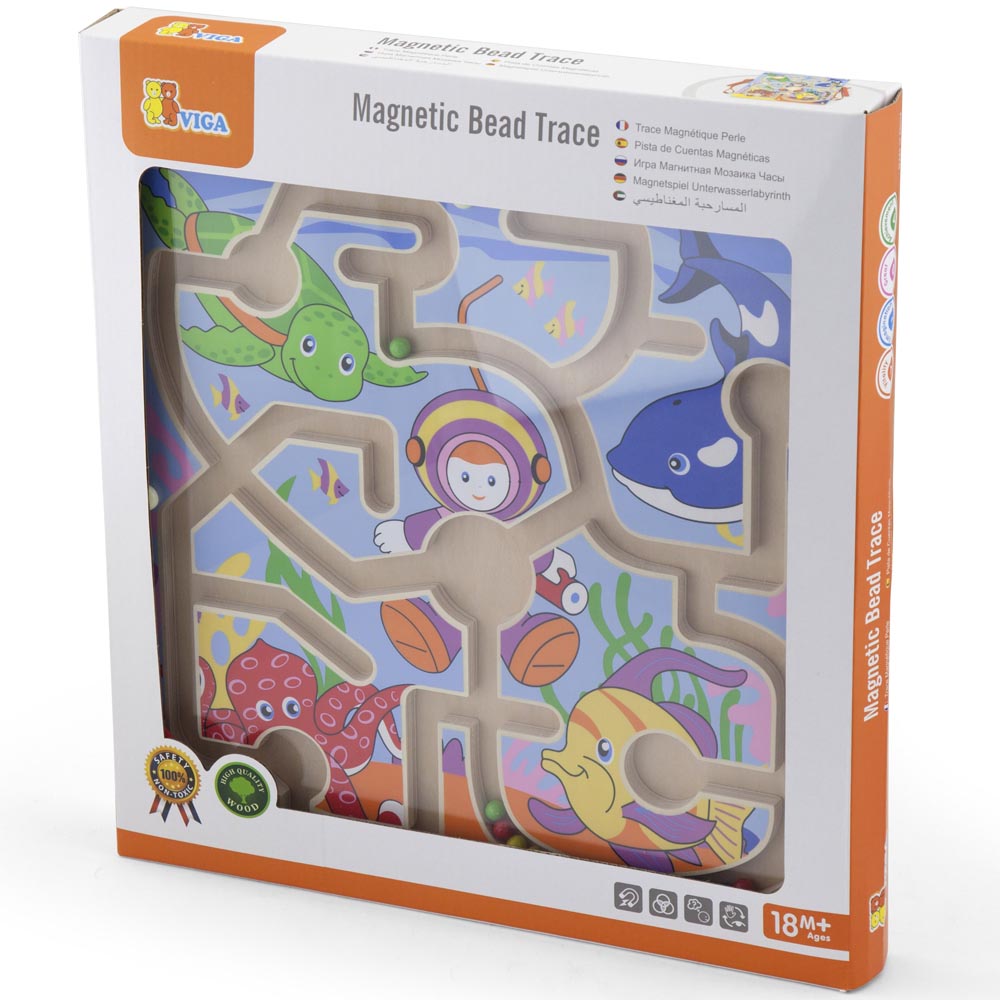 Laberinto Magnético Océano Madera Imagen 5