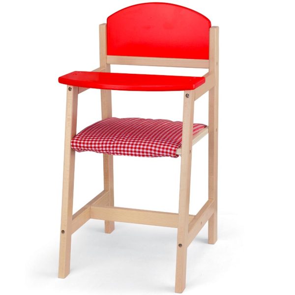 Silla Comer Muñeca Madera