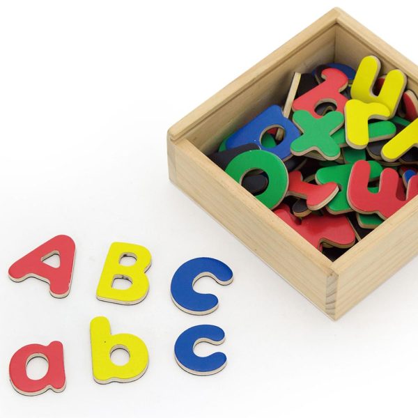 Lenguaje Letras Magnéticas Madera