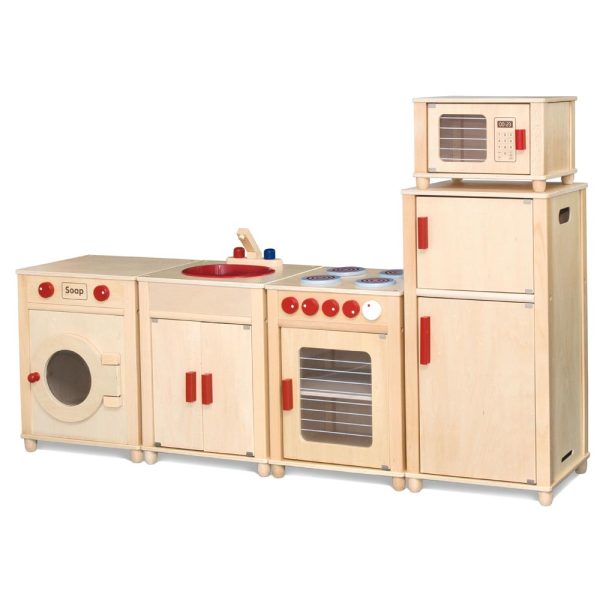 Cocina Muebles Madera set 5 pz