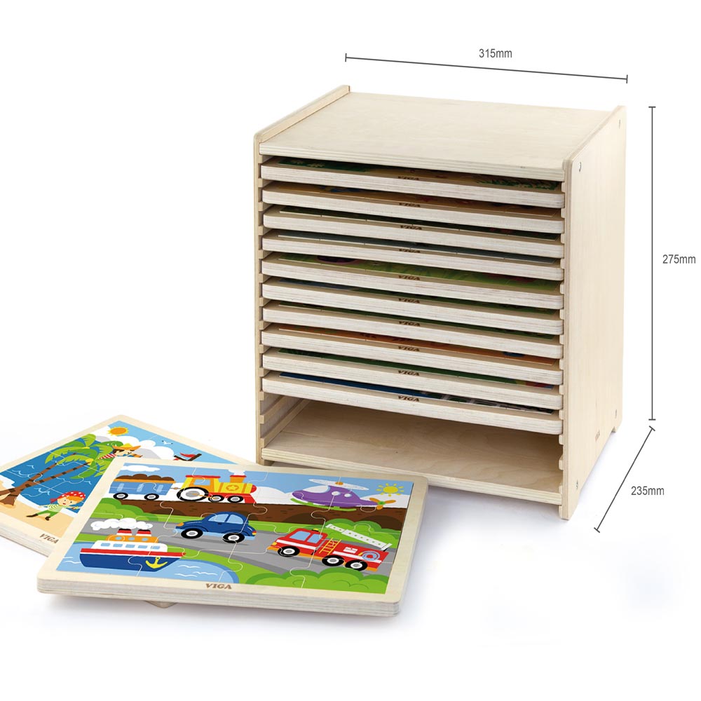 Puzle Madera set 12 de 16 pz - Imagen 3