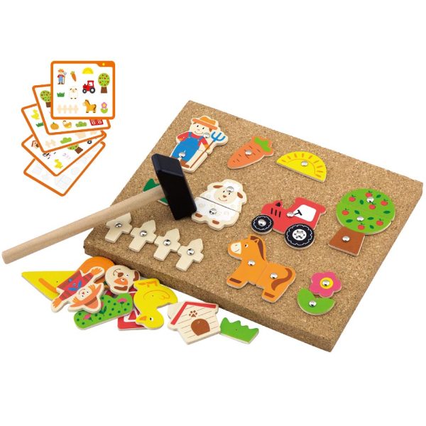 Martillar Juego Granja Madera
