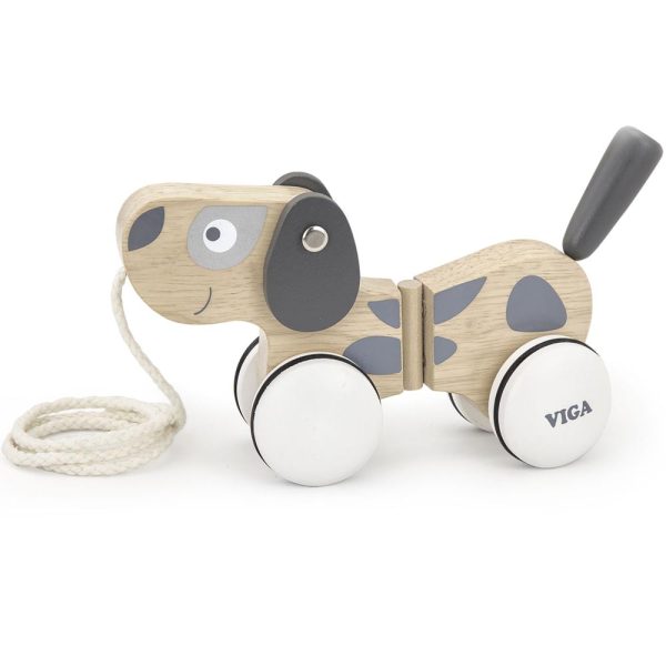 Arrastre Perro Madera