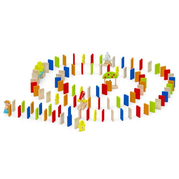 Juego Madera Efecto Domino 116 pz