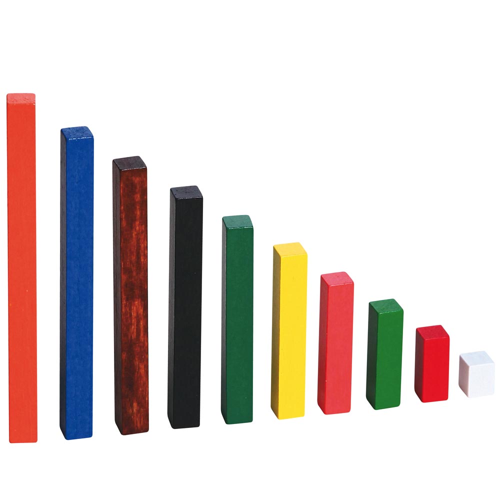 Barras matemáticas Unidades Madera Imagen 2