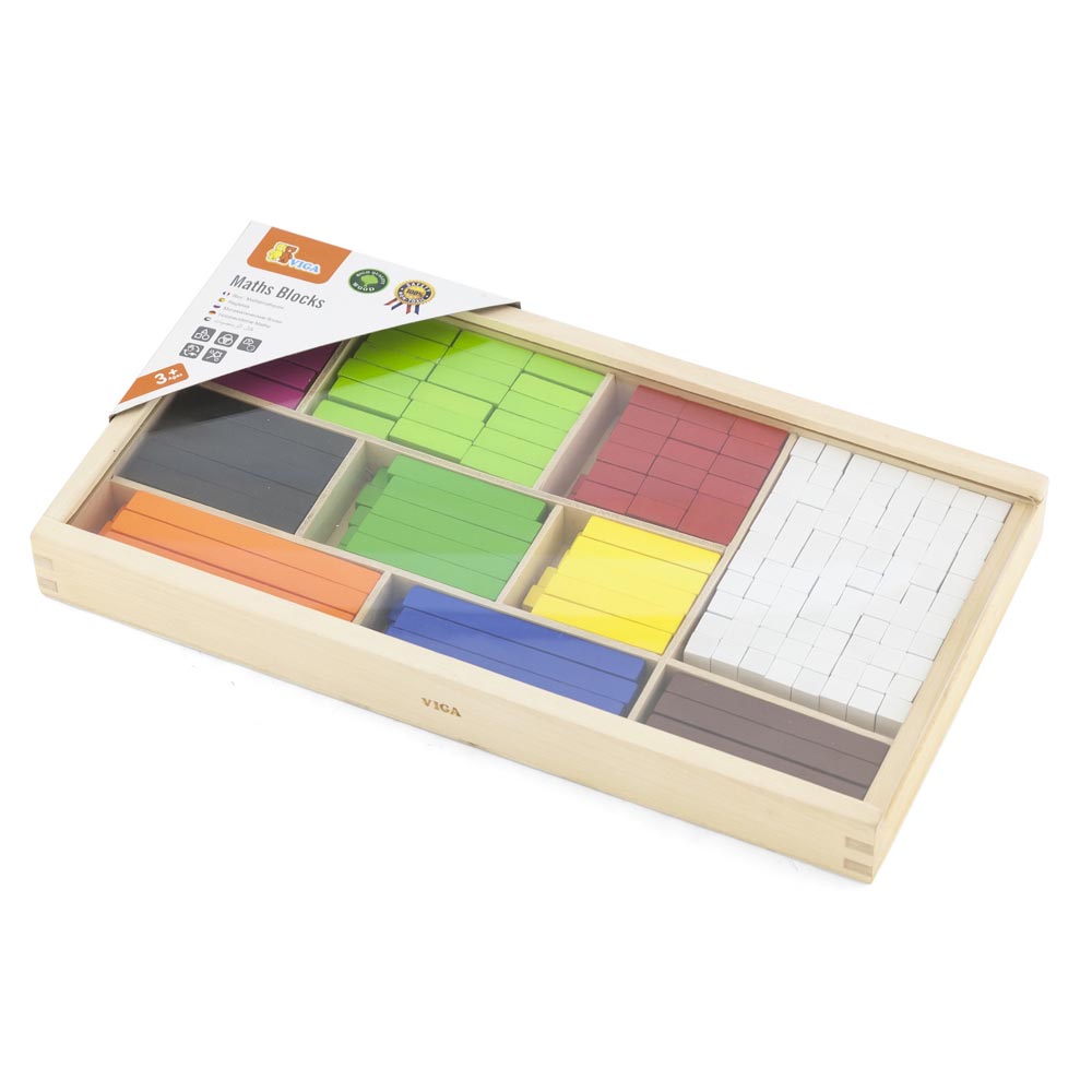 Barras matemáticas Unidades Madera Imagen 3