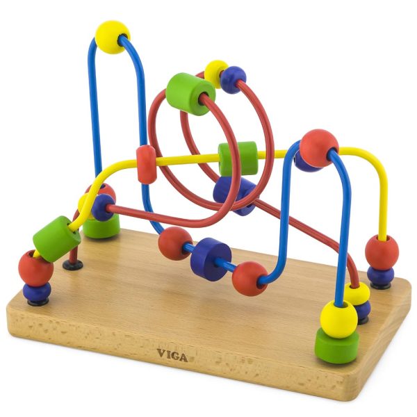 Circuito Alambre con Cuentas Madera