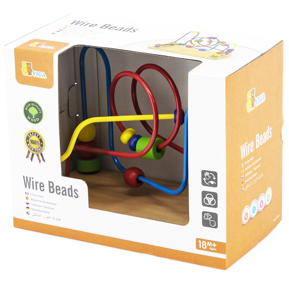 Circuito Alambre con Cuentas Madera - Imagen 3